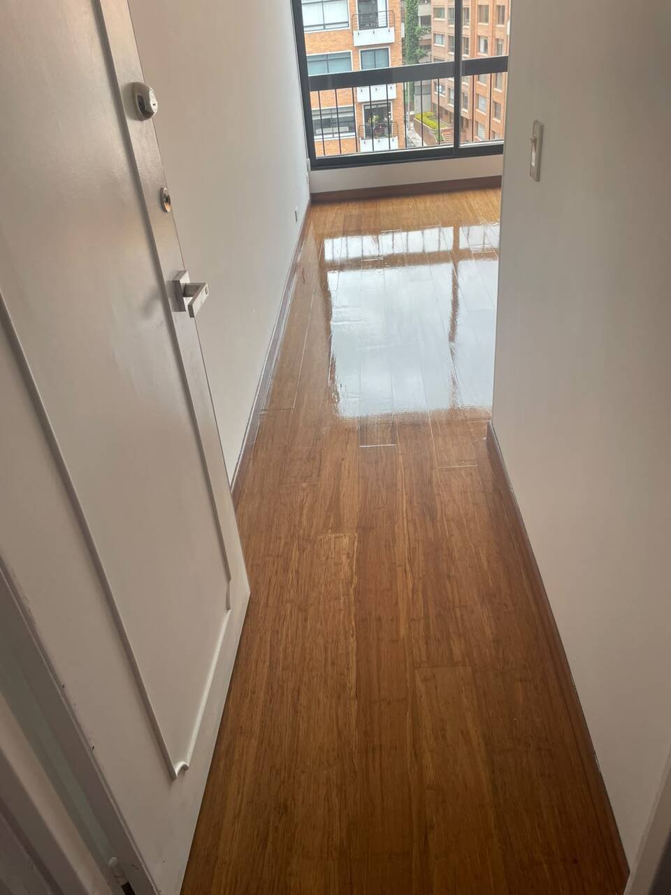 Piso de madera instalado en Bogotá
